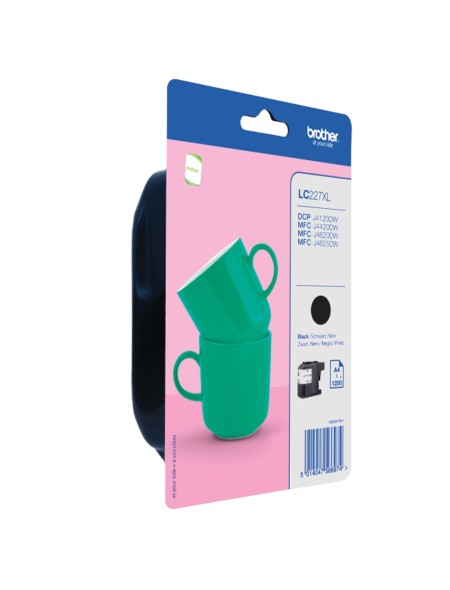 ÷ Tinta original brother lc227xlbkbp negro 25ml + alarma