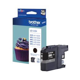 ÷ Tinta original brother lc123bk negro 12.1ml