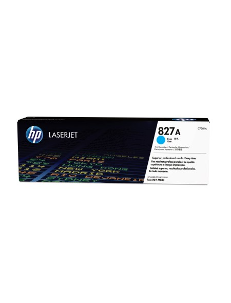 ÷ Tóner original hp cf301a cian 827a 32.000 páginas