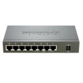 ÷ Switch no gestionable d-link des-1008pa 8p ethernet con 4p poe (52w) sobremesa no rack