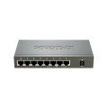 ÷ Switch no gestionable d-link des-1008pa 8p ethernet con 4p poe (52w) sobremesa no rack