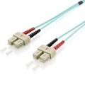 ÷ Cable fibra optica om3 duplex libre halogenos sc/sc 50/125u 1m