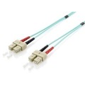 ÷ Cable fibra optica om3 duplex libre halogenos sc/sc 50/125u 1m