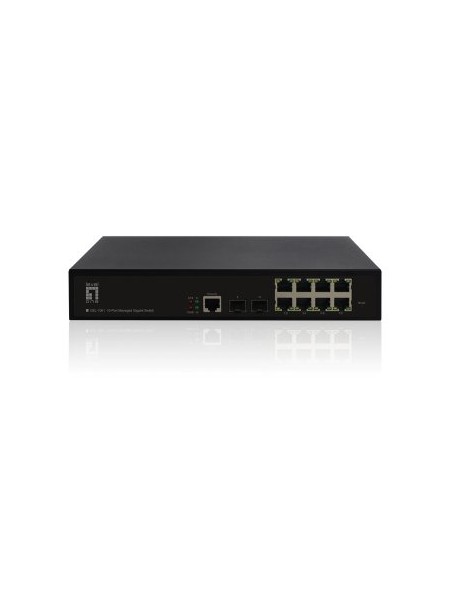 ÷ Switch level one gestionable l2 8p 10/100/1000 + 2p gigabit combo