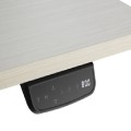 ÷ Mesa electrica ergonomica altura regulable motor dual sin tablero color estructura gris control tact