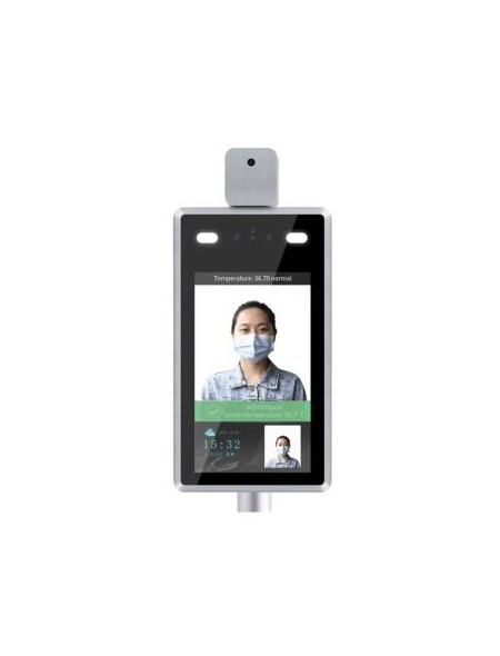 ÷ Camara ip con medicion de temperatura y reconocimiento facial level one 1080p