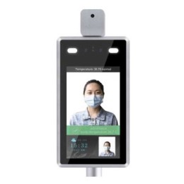 ÷ Camara ip con medicion de temperatura y reconocimiento facial level one 1080p
