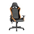 ÷ Silla gamer mars gaming mgcprobo negra con detalle naranjas brazos regulables en altura reclinable 1