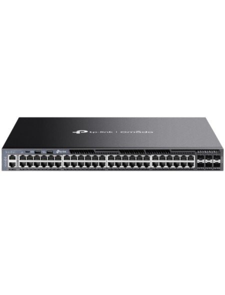 ÷ Switch gestionable l3 tp-link sg6654x 48p gigabit con 6 slots sfp+ 10g rack 1u