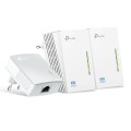÷ Homeplug wifi tp-link tl-wpa4220t kit 300mb av600 con 2 puertos ethernet kit compuesto de dos tl-wpa