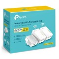 ÷ Homeplug wifi tp-link tl-wpa4220t kit 300mb av600 con 2 puertos ethernet kit compuesto de dos tl-wpa
