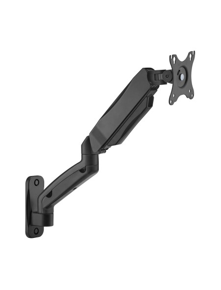 ÷ Aisens - soporte de pared pro contrapeso giratorio e inclinable para monitor/tv 9kg (3 pivotes, 1 brazo) de 17-32, negro