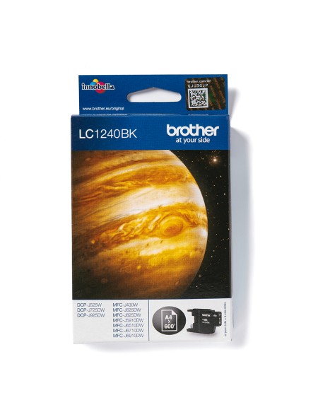 ÷ Tinta original brother lc1240bk negro 7.1ml