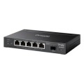 ÷ Switch poe+ no gestionable tp-link sg2206mp 6p 5xrj45 1gbps 4xpoe+ 1xsfp gbps 63w