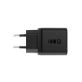 Cargador de red Usb + Type-C / 30W / Negro / CHARB-GC-30AC-B / Greencell