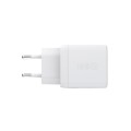 Cargador de red Usb + Type-C / 30W / Blanco / CHARB-GC-30AC-W / Greencell