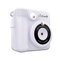 Camara Savefamily instantanea / Para Niños / Blanco / Incluye funda + 2 rollos para 200 fotos