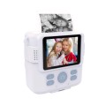 Camara Savefamily instantanea / Para Niños / Blanco / Incluye funda + 2 rollos para 200 fotos