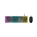 Combo Teclado + Raton USB TG7290 / 6.400 Dpi / 105 Teclas / Negro / MTK