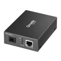 ÷ Convertidor fibra tp-link mc212cs-2 rj45 eth a fibra monomodo sc 1gb fullduplex hasta 2km 