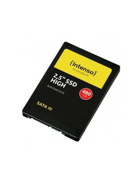 Disco duro 2.5 SSD Intenso 480Gb High Performance / 3D Nand SLC / Sata 3 / 520mb/s