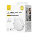 Luz nocturna con sensor de LED NR9260 / 0.6W / Luz Blanca 5000K / Blanco / One+ / 2902601