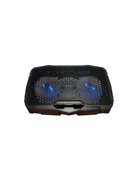 ÷ Base de refrigeracion para portatiles conceptronic 2 ventiladores 125mm hasta 17