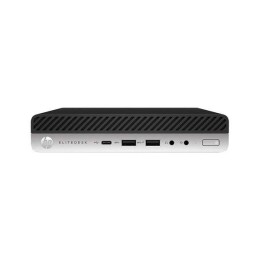 Ordenador Reacondicionado MINI HP EliteDesk 800 G3 / i5-7TH / 8Gb / 256Gb M2 / Win 10 Pro / Sin cable trébol / Grado A / Wifi+Antena / Sin VGA