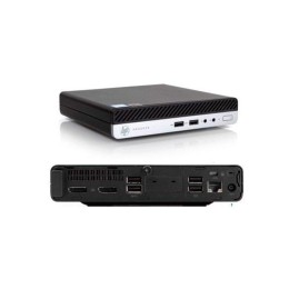 Ordenador Reacondicionado MINI HP Prodesk 400 g4 / i7-8th / 16Gb / 512Gb NVME / Win 11 Pro / Grado B Usb Malo / Sin cable trébol