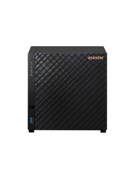 ÷ Servidor nas asustor drivestor 2 gen2 as1204t 4 bahias quard-core 1.7ghz 2.5gbe  1gb ddr4 3xusb 3,0 