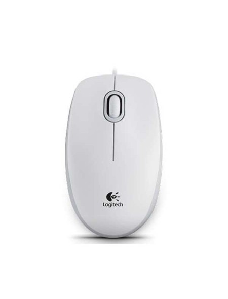 Raton óptico USB Logitech B100 Blanco oem