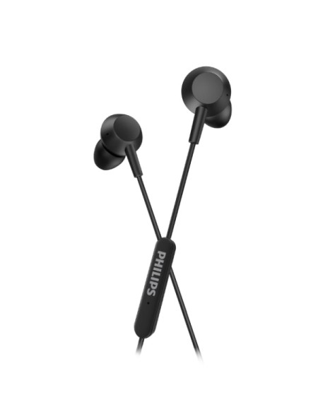 ÷ Auricular intrauditivo usb-c con microfono philips tae5008bk color negro control remoto integrado