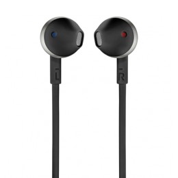 ÷ Auricular intrauditivo jbl tune t205 black microfono integrado jack 3.5mm metalico pure bass