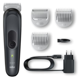 ÷ Afeitadora corporal braun bg3350 inalambrica corte 0.5-5mm 3 peines fijos recargable