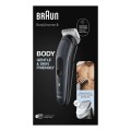 ÷ Afeitadora corporal braun bg3350 inalambrica corte 0.5-5mm 3 peines fijos recargable