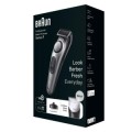 ÷ Recortadora de barba braun bt7420 40 ajustes corte 0,5 - 10mm recargable base de carga negro