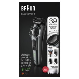 ÷ Cortapelo braun bt7220 cabezales regulable 0.5-10mm recargable para cabello y barba + gillette progl