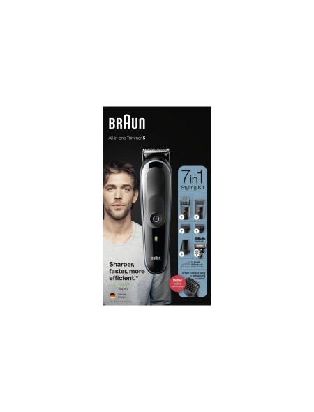 ÷ Cortapelo braun mgk5345 4 cabezales regulable recargable para cabello y barba + gillette 