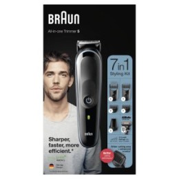 ÷ Cortapelo braun mgk5345 4 cabezales regulable recargable para cabello y barba + gillette 