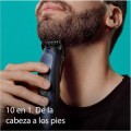 ÷ Cortapelo braun mgk7410 8 cabezales regulable base recargable para cabello y barba + gillette 
