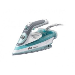 ÷ Plancha de vapor braun si5017gr suela superceramic 190 g/min vapor 2700w 300ml color turquesa