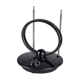 ÷ Antena tdt interior hama 179826 dvb-t2 activa color negro