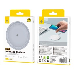 Cargador rapido inalámbrico QI / NA0587 / 15w / Blanco / One+
