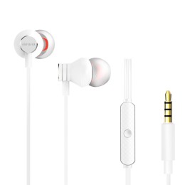 ÷ Auricular intrauditivo aiwa estm-50wt white 3.5mm driver neodimio 10mm dinamico micro controlador re