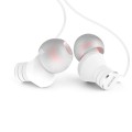 ÷ Auricular intrauditivo aiwa estm-50wt white 3.5mm driver neodimio 10mm dinamico micro controlador re