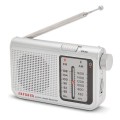 ÷ Radio analogica con altavoz aiwa rs-55 silver sintonizador analogico altavoz integrado y jack 3.5mm
