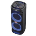 ÷ Altavoz bluetooth trolley aiwa kbtus-d800 bt 5.0 80w rms bateria 3h usb tf aux mic rgb negro