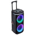 ÷ Altavoz bluetooth trolley aiwa kbtus-480 bt 5.2 40w rms bateria tws fm usb tf mic rgb negro