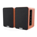 ÷ Altavoces 2.0 hifi aiwa aspa200br color marron  2x25w rms hdmi arc coaxial rca bt 5.0 controles