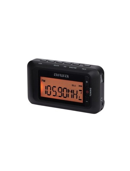 ÷ Radio digital portatil aiwa rd-10 am/fm led rds jack 3.5mm pilas aaa 